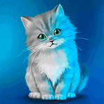 Аватар Милый серый котенок