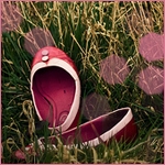 Аватар Розовые женские туфельки-балетки в траве