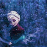 Аватар Грустная Эльза / Elsa из мультика Frozen / Холодное сердце