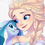Аватар Эльза / Elsa из мультика Frozen / Холодное сердце и заяц
