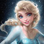 Аватар Счастливая Эльза / Elsa из мультика Frozen / Холодное сердце