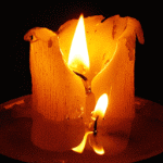 Аватар Тающая горящая свеча