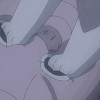 Аватар Котёнок Чи проткнул когтями игрушечного надувного поросёнка (аниме Милый дом Чи/anime Chi's Sweet Home)